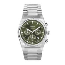 Image of Accurist Origin 41mm Mens Round Silver Analogue Watch with Silver Bracelet