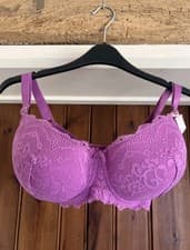 Image of 34FF BOUX AVENUE UNDERWIIRED PURPLE BRA BNWT RRP £34