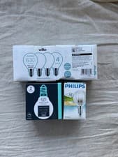 Image of 7 x 42 WATT CLEAR HALOGEN GOLF ENERGY SAVING LIGHT BULBS SES E14