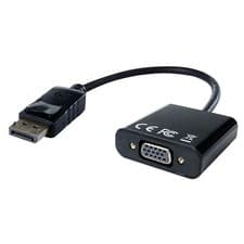 Image of DP TO VGA Adapter DisplayPort (Male) to VGA (Female) Converter Active 26-0700