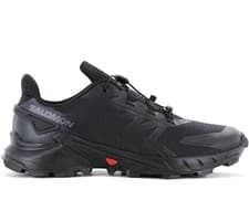 Image of SALOMON Mens Black Super Cross 4 Running Trainers UK 8 BRAND NEW Ref 2155