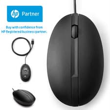 Image of HP MOUSE WIRED USB 320M 1000 DPI OPTICAL SCROLL WHEEL For PC LAPTOP COMPUTER