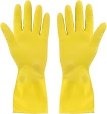 Image of Elliott Large Rubber Gloves, Yellow, Large