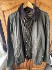 Image of Barbour Ashby Waxed Jacket Xl Khaki- Brown Excellent Condition with tags.