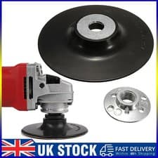 Image of 125MM Rubber Fibre Disc Backing Pad M14 Nut For Angle Grinder Sanding Sander 5"
