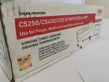 Image of Genuine Original Oki 42127456 Cyan Toner Cartridge, Free Delivery