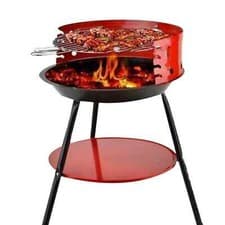 Image of Portable 14" Round Charcoal BBQ Grill Patio Outdoor Garden Camping Barbecue