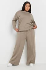 Image of Yours Curve Women's Plus Size Wide Leg Joggers