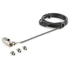 Image of StarTech 2m 3-in-1 Universal Laptop Combination Cable Lock