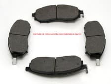Image of Front Brake Pads (4) For Nissan Navara D40 2.5TD 5/05>ON 17" WHEEL / 322mm Discs