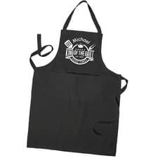 Image of Personalised Apron Mens Apron King Of The Grill BBQ King With Pocket