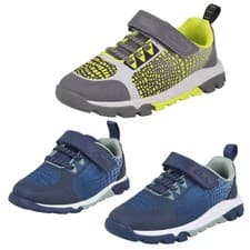 Image of Boys Clarks Textile & Leather Dinosaur Casual Shoes Trainers "Steggy 2 Flux"