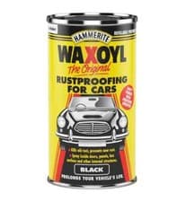 Image of Hammerite Waxoyl Rustproofing Spray Treatment for Cars Black 2.5L