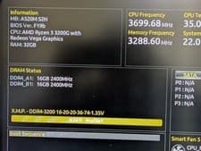 Image of DDR4 32GB (16GBx2) 3200MHz Desktop RAM UDIMM Non-ECC PC4-25600 CL16 288-Pin XMP