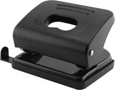 Image of Q-Connect Medium Duty Hole Punch 20 Sheet Black 87