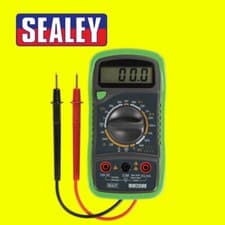 Image of Sealey Tools Digital Multimeter 8 Function With Thermocouple Hi-Vis - MM20HV