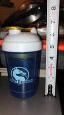 Image of G Fuel Mortal Kombat 11 Blacked Out Medallion Shaker Cup 16oz Mixer Sport Bottle