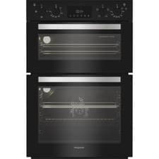 Image of Hotpoint DIH 10D B Built In 59cm Electric Double Oven Black A/A