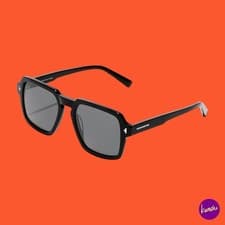 Image of HAWKERS Unisex Carbon One Sunglasses, Metal, Polarized Black Dark