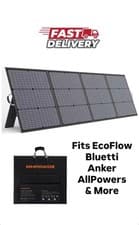 Image of 220W Portable Solar Panel for ECOFLOW Power Station DELTA | 220W 40V | FAST 🚚📦