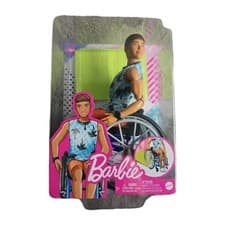 Image of Ken Barbie Fashionistas with Wheelchair and Ramp #196 For Barbie Dreamhouse