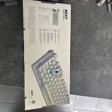 Image of NZXT Function 2 Gaming Keyboard, White, NZXT SWIFT Optical Switches, Per-Key RGB