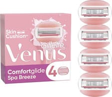 Image of Gillette Venus Comfortglide Spa Breeze Razor Blades Women, Pack of 4 Razor Blade