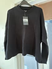 Image of Barbour International Jumper In Black Size 10 Brand New With Tags
