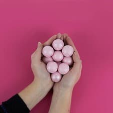 Image of Rosé Wine Bath Bombs, Pink, 10-Count