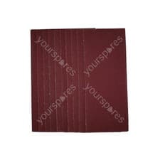 Image of Draper 1/3 Sanding Sheets, 93 x 230mm, 80 Grit (Pack of 10)
