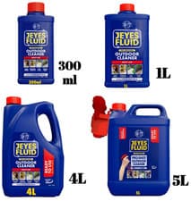 Image of Jeyes Fluid Outdoor Cleaner & Disinfectant And Unblocker 300ml Concentrate - 5L