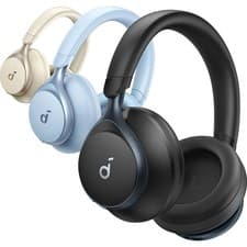 Image of Soundcore Space One Noise Cancelling Over-Ear Headphones - Jet Black