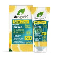 Image of New! Dr. Organic Skin Clear Tea Tree Oil Control Moisturiser Cream 50ml