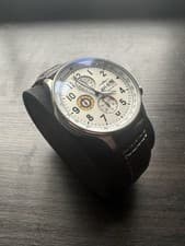 Image of AVI-8 Hawker Hurricane Men's Chronograph Watch White Face