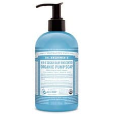 Image of Dr Bronner Organic Baby Pump Soap - 355ml