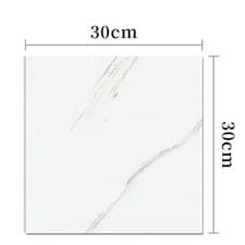 Image of 20/40PS Floor Wall Tiles Ceramic Marble Effect PVC Bathroom Home 12X12''Adhesive