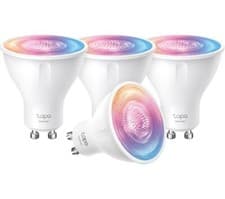 Image of TP-Link Tapo L630 Smart Wi-Fi Spotlight GU10 Multicolour Dimmable 4 Pack - NEW