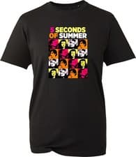 Image of 5 Seconds of Summer Fans T-Shirt Everyone's A Star World Tour Men Women UK Tee