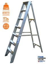 Image of Chase Ladders - Class 1 Builders Steps - Aluminium Folding stepladders