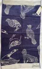 Image of Joules Wild Fowl Hand Towel New Royal Blue