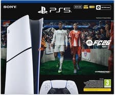 Image of Sony PlayStation 5 Digital Edition 825GB White With Controller And FC26 Box