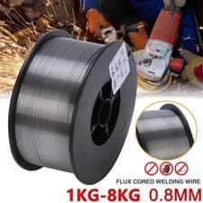 Image of 1KG-8KG Gasless Mild Mig Welding Wire Reel Spool Roll Cored No Gas 0.8MM E71T-GS