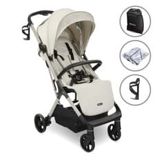 Image of My Babiie MBX7 Max Auto-Fold Stroller - Ivory