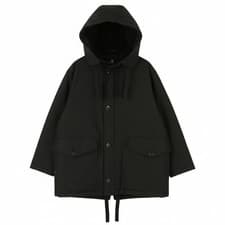 Image of G-STAR Mid Parka Women Jacket L Black Padded Loose Performance Repellent RRP245