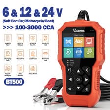 Image of 100-3000 CCA Car Battery Tester 9V 12V 24V Cranking Test Detect Analyzer BT500