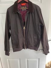 Image of Barbour ‘Storm Force’ windcheater jacket, waxed cotton, large