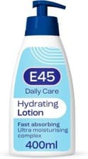 Image of E45 Daily Skin Lotion 400 ml Lotion for Very Dry Skin Non-Greasy Lightweight UK