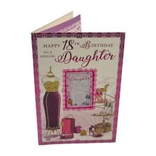 Image of Age 18th Birthday To Special Daughter Keepsake Treasures Greeting Card