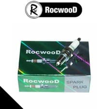 Image of RocwooD F6RTC Spark Plug x10 Equivalent to NGK BPR6ES Code 7822 Bosch WR6D