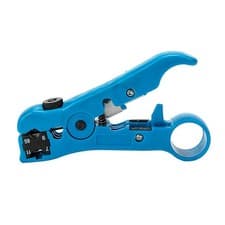 Image of Multi Functional Coaxial Cable Stripper(Blue) Coax Cable Stripper